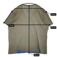 MARTIN MARGIELA 初期 エイズT ここのえ KOKONOE 333-39250 Vネック 半袖Ｔシャツ カットソー カーキ メンズ マルタンマルジェラ【中古】5-0806S♪
