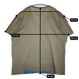 MARTIN MARGIELA 初期 エイズT ここのえ KOKONOE 333-39250 Vネック 半袖Ｔシャツ カットソー カーキ メンズ マルタンマルジェラ【中古】5-0806S♪