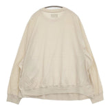 MAINU Emergency Crew Neck ラグラン オーバーサイズ 長袖Ｔシャツ カットソー ロンＴ ベージュ メンズ マイヌ【中古】5-1119M∞