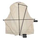 MAINU Emergency Crew Neck ラグラン オーバーサイズ 長袖Ｔシャツ カットソー ロンＴ ベージュ メンズ マイヌ【中古】5-1119M∞