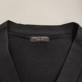 COMME des GARCONS HOMME PLUS 90年代 コットン PT-100420 カーディガン AD1998 ブラック メンズ コムデギャルソンオムプリュス【中古】5-1014M♪