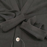 COMME des GARCONS HOMME PLUS 90年代 コットン PT-100420 カーディガン AD1998 ブラック メンズ コムデギャルソンオムプリュス【中古】5-1014M♪