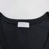 URU 14SUC02 サイズ2 Vネック 半袖Ｔシャツ カットソー ダークネイビー メンズ ウル【中古】5-0806S♪