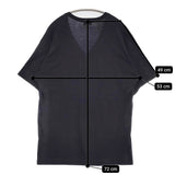 URU 14SUC02 サイズ2 Vネック 半袖Ｔシャツ カットソー ダークネイビー メンズ ウル【中古】5-0806S♪