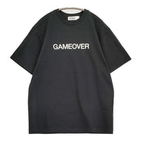 SEQUEL GAMEOVER サイズM プリント 半袖Ｔシャツ カットソー ブラック メンズ シークエル【中古】5-0806S♪