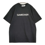 SEQUEL GAMEOVER サイズM プリント 半袖Ｔシャツ カットソー ブラック メンズ シークエル【中古】5-0806S♪