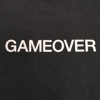 SEQUEL GAMEOVER サイズM プリント 半袖Ｔシャツ カットソー ブラック メンズ シークエル【中古】5-0806S♪