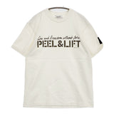 PEEL&LIFT PL23-T001 プリント サイズL 半袖Ｔシャツ カットソー ホワイト メンズ ピールアンドリフト【中古】5-0806S♪