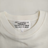 PEEL&LIFT PL23-T001 プリント サイズL 半袖Ｔシャツ カットソー ホワイト メンズ ピールアンドリフト【中古】5-0806S♪