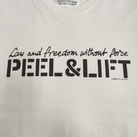 PEEL&LIFT PL23-T001 プリント サイズL 半袖Ｔシャツ カットソー ホワイト メンズ ピールアンドリフト【中古】5-0806S♪