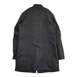 BLACK COMME des GARCONS チャイナコート ジャガード ポリエステル 染色加工 1J-J012 AD2012 ブラック メンズ ブラックコムデギャルソン【中古】5-1103T♪