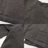 BLACK COMME des GARCONS チャイナコート ジャガード ポリエステル 染色加工 1J-J012 AD2012 ブラック メンズ ブラックコムデギャルソン【中古】5-1103T♪