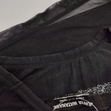 COMME des GARCONS JUNYA WATANABE チュール スパンコール カットソー AD2020 ブラック レディース コムデギャルソンジュンヤワタナベ【中古】5-1214M∞