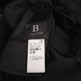 B Yohji Yamamoto 切りっぱなしデザイン NN-P62-810 サイズ1 イージー パンツ ブラック メンズ ビーヨウジヤマモト【中古】5-1014G♪