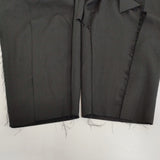 B Yohji Yamamoto 切りっぱなしデザイン NN-P62-810 サイズ1 イージー パンツ ブラック メンズ ビーヨウジヤマモト【中古】5-1014G♪