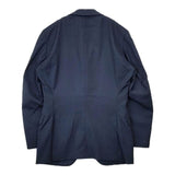TOMORROWLAND 3Bジャケット Tollegno トレーニョ ベスト付き テーラードジャケット ネイビー メンズ トゥモローランド【中古】5-1120T∞