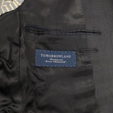 TOMORROWLAND 3Bジャケット Tollegno トレーニョ ベスト付き テーラードジャケット ネイビー メンズ トゥモローランド【中古】5-1120T∞