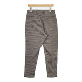BEAUTY&YOUTH UNITED ARROWS チェック 2P ワイド テーパードパンツ スラックス パンツ ブラック ブラウン メンズ ビューティアンドユース【中古】5-1119G∞