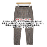 BEAUTY&YOUTH UNITED ARROWS チェック 2P ワイド テーパードパンツ スラックス パンツ ブラック ブラウン メンズ ビューティアンドユース【中古】5-1119G∞