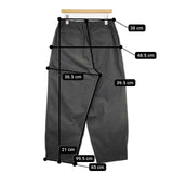 STILL BY HAND ミリタリーテーパードパンツ 定価19800円 PT04231 コットンポリエステル パンツ グレー メンズ スティルバイハンド【中古】5-1119G∞