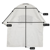 blurhms ROOTSTOCK IDENTITY プリントＴシャツ bROOTS24S34 サイズ4 半袖Ｔシャツ カットソー 24SS ホワイト メンズ ブラームス【中古】5-0718S♪