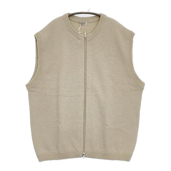 BEAUTY&YOUTH UNITED ARROWS 新品 ツイストナッピングベスト 定価13970円 ベスト 25SS ベージュ メンズ ビューティアンドユース【中古】5-0718M♪