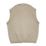 BEAUTY&YOUTH UNITED ARROWS 新品 ツイストナッピングベスト 定価13970円 ベスト 25SS ベージュ メンズ ビューティアンドユース【中古】5-0718M♪