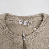 BEAUTY&YOUTH UNITED ARROWS 新品 ツイストナッピングベスト 定価13970円 ベスト 25SS ベージュ メンズ ビューティアンドユース【中古】5-0718M♪