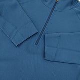 mont-bell ジオライン 3Dサーマル ロングスリーブジップシャツ 1104650 長袖シャツ ブルー メンズ モンベル【中古】5-1119M∞