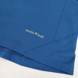 mont-bell ジオライン 3Dサーマル ロングスリーブジップシャツ 1104650 長袖シャツ ブルー メンズ モンベル【中古】5-1119M∞