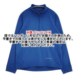 mont-bell ジオライン 3Dサーマル ロングスリーブジップシャツ 1104650 長袖シャツ ブルー メンズ モンベル【中古】5-1119M∞