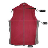 mont-bell ライトシェルベスト 1106147 クリマライト ベスト レッド レディース モンベル【中古】5-1119M∞