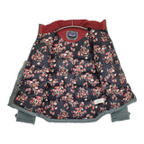 patagonia BIVY DOWN JACKET サイズM ビビーダウンジャケット キノコ裏地 ダウンジャケット ブルーグレー レッド レディース パタゴニア【中古】5-1108A♪