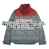 patagonia BIVY DOWN JACKET サイズM ビビーダウンジャケット キノコ裏地 ダウンジャケット ブルーグレー レッド レディース パタゴニア【中古】5-1108A♪