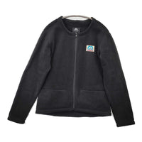 Mountain Equipment 424133 ノーカラージップアップ フリース ジャケット ブラック レディース マウンテンイクイップメント【中古】5-0822T△