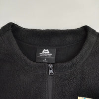Mountain Equipment 424133 ノーカラージップアップ フリース ジャケット ブラック レディース マウンテンイクイップメント【中古】5-0822T△