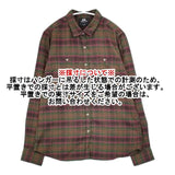 Mountain Equipment ネルシャツ チェック 長袖シャツ カーキ レッド レディース マウンテンイクイップメント【中古】5-1225T∞