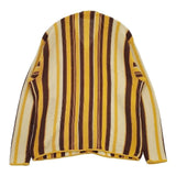 TOMORROWLAND San Francisco Story コットン ストライプ カーディガン イエロー メンズ トゥモローランド【中古】5-1201M∞