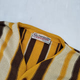 TOMORROWLAND San Francisco Story コットン ストライプ カーディガン イエロー メンズ トゥモローランド【中古】5-1201M∞