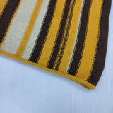 TOMORROWLAND San Francisco Story コットン ストライプ カーディガン イエロー メンズ トゥモローランド【中古】5-1201M∞