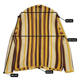 TOMORROWLAND San Francisco Story コットン ストライプ カーディガン イエロー メンズ トゥモローランド【中古】5-1201M∞