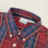 Columbia BDシャツ ボタンダウン チェック 長袖シャツ レッド レディース コロンビア【中古】5-1129M∞