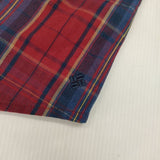 Columbia BDシャツ ボタンダウン チェック 長袖シャツ レッド レディース コロンビア【中古】5-1129M∞