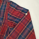 Columbia BDシャツ ボタンダウン チェック 長袖シャツ レッド レディース コロンビア【中古】5-1129M∞