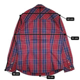 Columbia BDシャツ ボタンダウン チェック 長袖シャツ レッド レディース コロンビア【中古】5-1129M∞