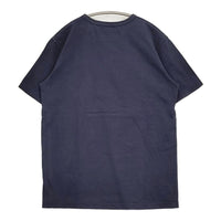 EEL プリントTシャツ サイズM クルーネック 半袖Ｔシャツ カットソー ネイビー メンズ イール【中古】5-0806S♪