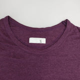 TrAnsference T/f リネン 麻 長袖Ｔシャツ カットソー ロンＴ パープル メンズ トランスファレンス【中古】6-0330M∞