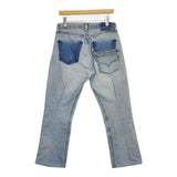 TrAnsference T/f リメイク リーバイス 再構築 ジーンズ デニムパンツ ライトブルー メンズ トランスファレンス【中古】5-1201G∞