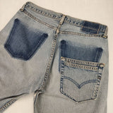 TrAnsference T/f リメイク リーバイス 再構築 ジーンズ デニムパンツ ライトブルー メンズ トランスファレンス【中古】5-1201G∞