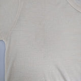 gicipi イタリア製 ウール シルク セーター ニット アイボリー メンズ ジチピ【中古】5-1023T∞